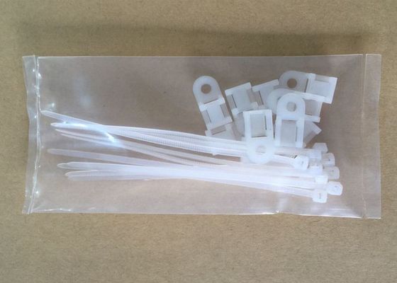 China Nylon Bandomslagen met Zadelklem, Uv Bestand Wit 10 PCs van Kabelbanden per Parcking leverancier