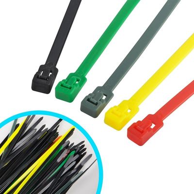 China De multi Gekleurde Commerciële Elektrische Kabelbanden, doorstaan Bestand Nylon Draadbanden leverancier