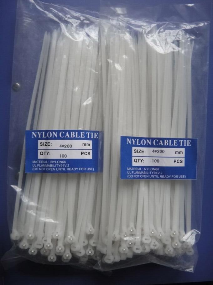 Uv Bestand Pitbanden met hoge weerstand, Nylon 66 Kabelbanden met Staaltanden